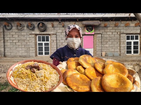Famous Uzbek Plov & Legendary Samarkand Bread | Village-Style Recipe