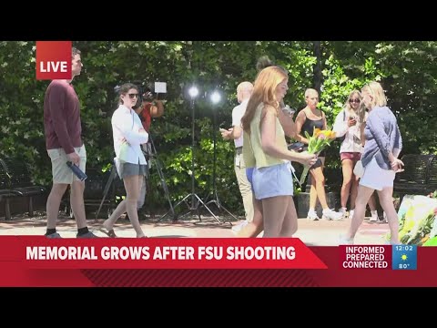 Memorial grows after shooting at FSU