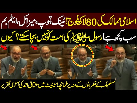 Where is the 80 Lakh Army? Senator Mushtaq’s Last Emotional Speech in Senate Before Leaving for Gaza