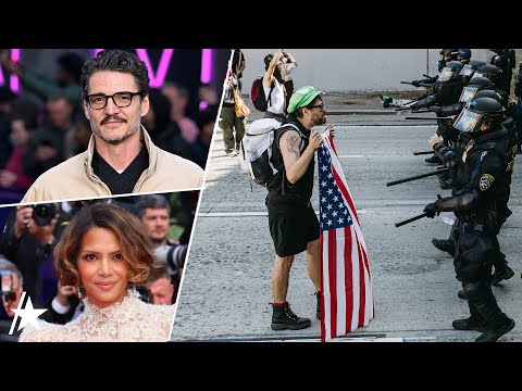 Halle Berry, Lisa Rinna, Pedro Pascal & More Celebs React To L.A. Protests Against ICE Detention