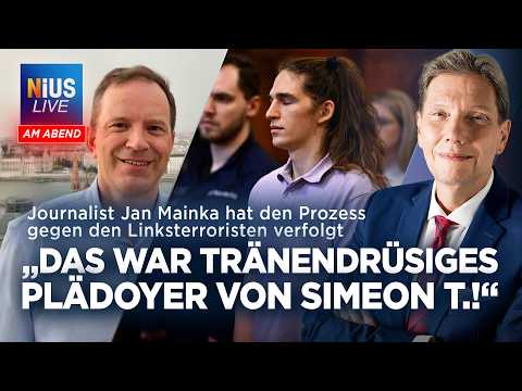 Linksextremist Simeon „Maja“ T. zu 8 Jahren Haft verurteilt | NIUS Live am Abend vom 04.02.26