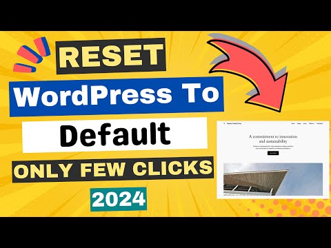 How To Reset WordPress Website To Default (Without Technical Knowledge) 2025