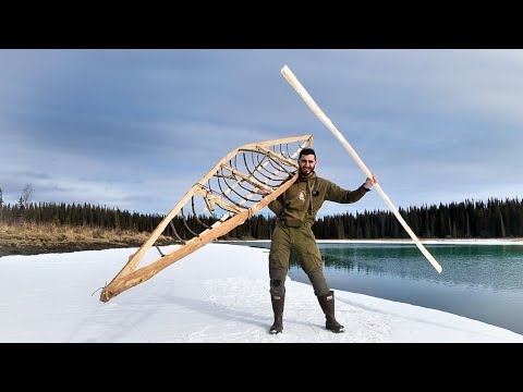 Making a Bushcraft Kayak: Spruce and Saran Wrap