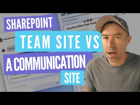 SharePoint Team Site vs SharePoint Communication Site - what to use when?