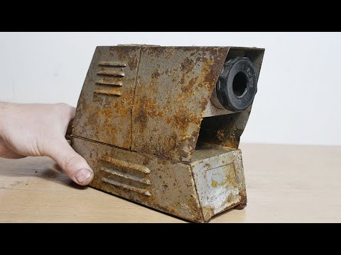 RESTORATION of the filmstrip "OGONEK" from 1964. AMAZING restoration of a RUSTY filmstrip.