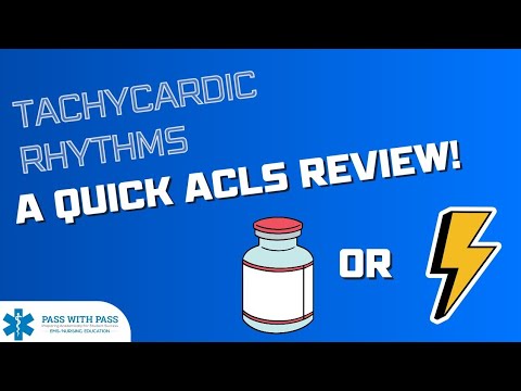 Tachycardic Rhythms - A Quick ACLS Review!