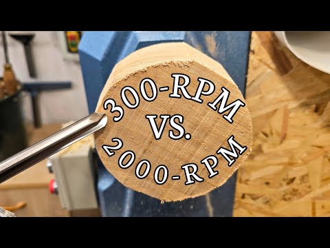 This has never been SHOWED on YouTube - Learn Correct Speed For Turning Wood