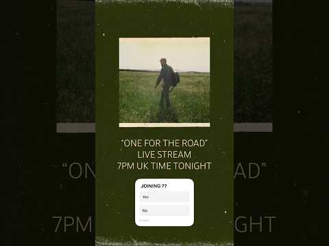 Live stream tonight !! #passenger #music #live #livestream #acoustic