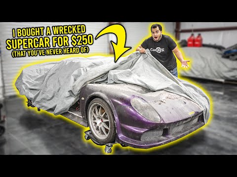 I Bought A DESTROYED Supercar For $250 (That You've Never Heard Of)
