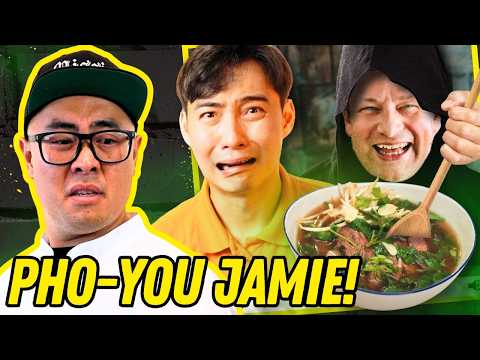 Uncle Roger Recreates Jamie Oliver's Pho | PRO CHEF REACTS
