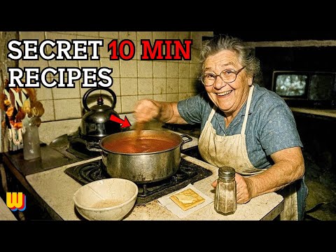 30 Forgotten 10 Min Recipes You Could Only Find In Grandma's Old Cookbooks!