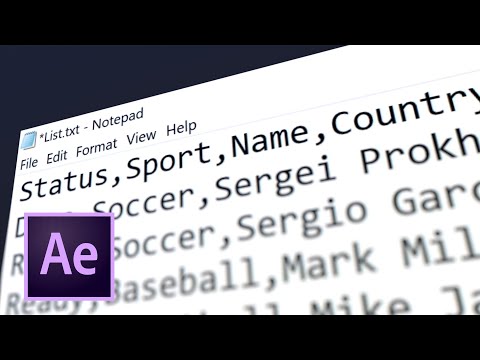 How a Text Document Saved Me Hours in Adobe After Effects