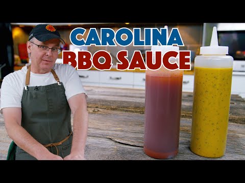 Carolina BBQ Sauce 2 Ways: Vinegar Pepper BBQ Sauce -&- Mustard BBQ Sauce Recipe