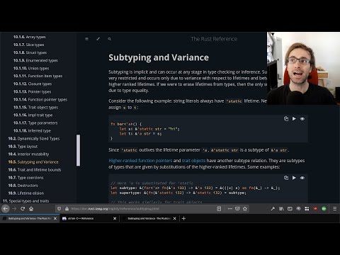 Crust of Rust: Subtyping and Variance