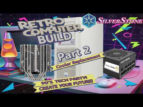 Silverstone XED120S CPU Air Cooler in FLP02 NEW Retro 90s PC Tower on Ryzen 9 9950X3D!