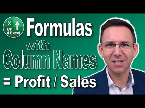 This is How You Use Column Names in Excel Formulas