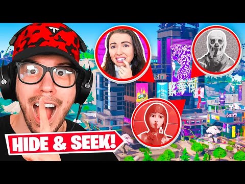 Mega City HIDE AND SEEK with MY GIRLFRIEND! (Fortnite)
