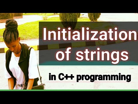 Initialization of strings in C++ programming  in Amharic