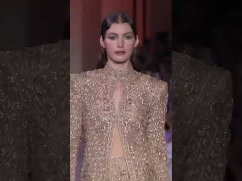 Embroidery, the beating heart of the Zuhair Murad house, reaches a baroque pinnacle here.