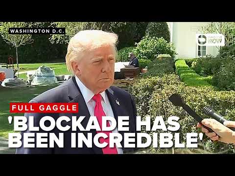 Trump discusses rift with Pope Leo, calls Iran blockade 'incredible' ahead of Las Vegas visit