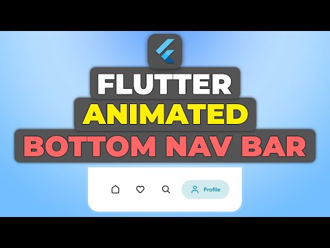 Flutter Bottom Navigation Bar Tutorial | Animated Modern Bottom Bar Guide