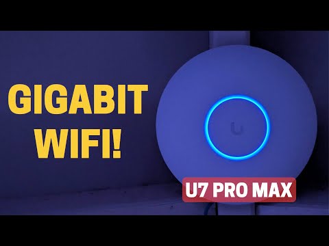 Unifi U7 Pro Max - Gigabit Wi-Fi and live spectrum analyzer