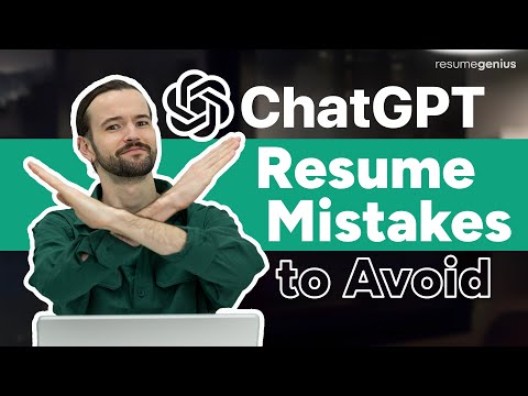 Avoid These Mistakes When Writing a Resume with ChatGPT (FREE Prompts)
