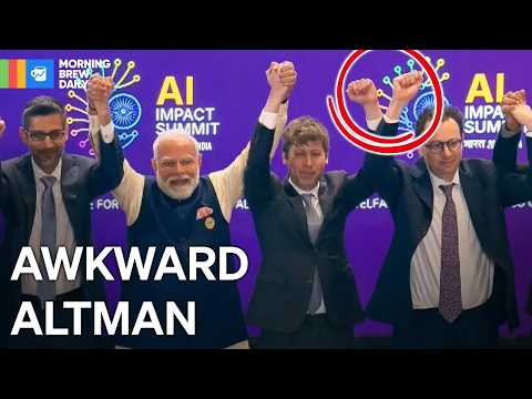 Sam Altman has awkward moment during India’s AI summit
