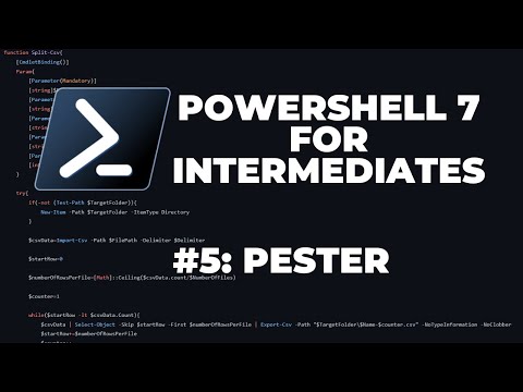 PowerShell 7 Tutorials for Intermediates #5 : Pester (Testing)
