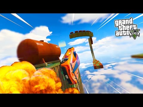 GTA 5 Online HOT WHEELS Special! INSANE GTA 5 Stunts, Jumps & More! (GTA 5 PS4 Gameplay)