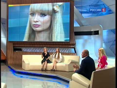 Valeria Lukyanova Amatue talk show on beauty. Barbie doll