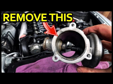 BMW M57 EGR VALVE DELETE & INTAKE PORTS CLEAN