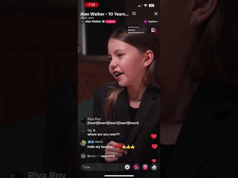 My perf w @Alanwalkermusic & Isabella Melkman for 10th anniversary of #faded & debut #BrokenStrings