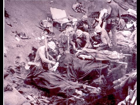 Tales from a 19 year old WWII Navy Corpsman, Iwo Jima, 5th Marine Div., what his eyes saw, Doc Emery