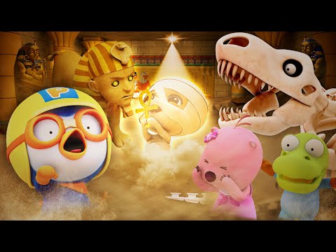 Kartun Anak | Tengkorak Dino dan Mumi Kecil | Pororo Indonesia | ICONIX KIDS