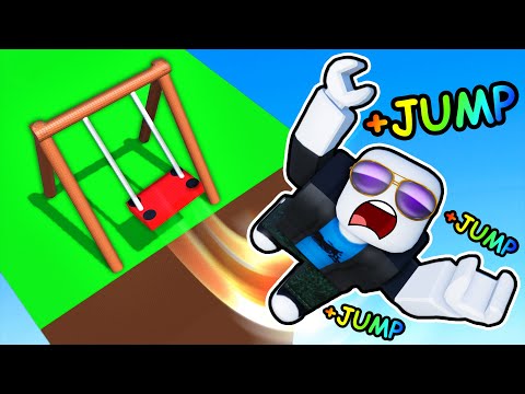 i flew MAX DISTANCE in Roblox swinging simulator...