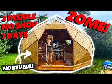 How to build a Zome cabin - Trillium Domes