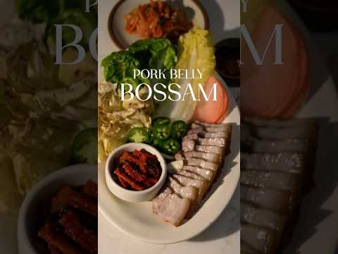 Bossam Recipe (Korean Pork Belly Wraps) #bossam