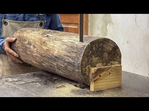 Try Making A Table From Solid Logs And You Will Be Amazed // The Pinnacle Of Handcrafted Woodworking