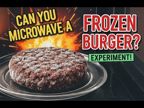 Can you microwave a frozen burger