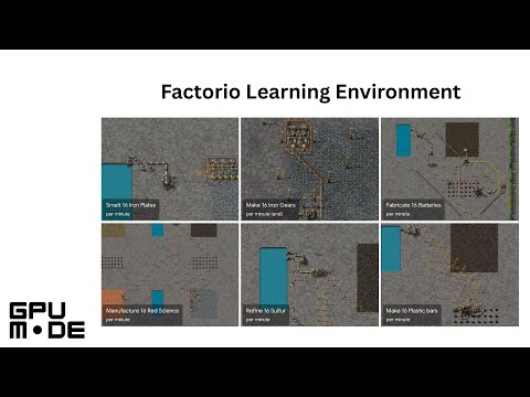 Lecture 85: Factorio Learning Environment