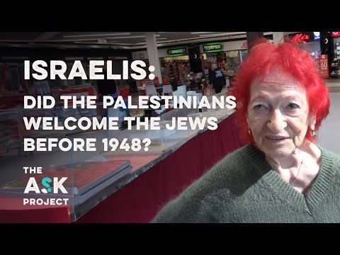 Israelis: Did Palestinians welcome the Jews before 1948?