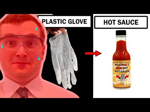 Turning Plastic Gloves Into Hot Sauce - Nuclear Engineer Reacts to NileRed