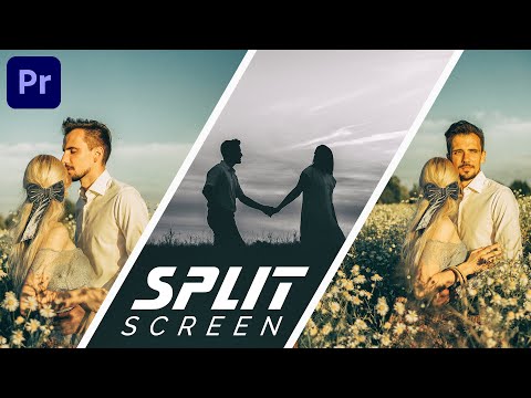 4 SPLIT SCREEN Effects in Premiere Pro CC (Tutorial)