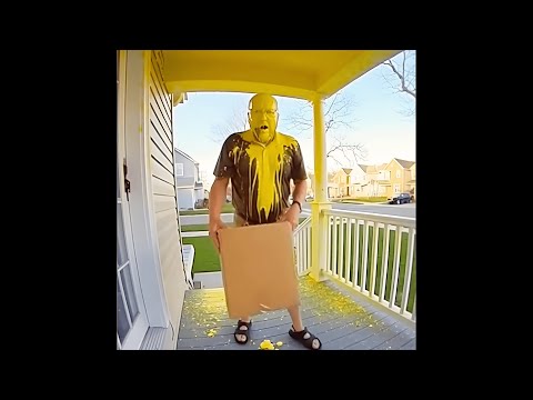 Best Top Videos: Winter Porch Pirates vs Exploding Paint Powder Traps! Caught on Ring Camera ❄️💥📦