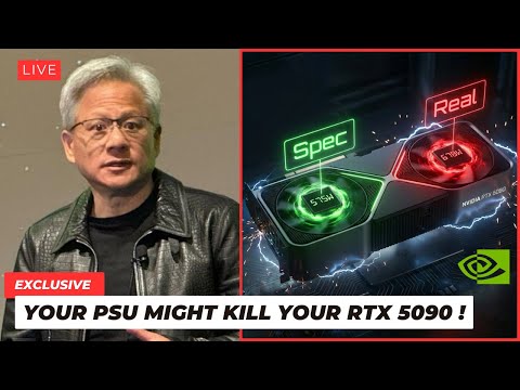 Jensen Huang PANICS AS NVIDIA CAUGHT Lying About RTX 5090 Power Consumption