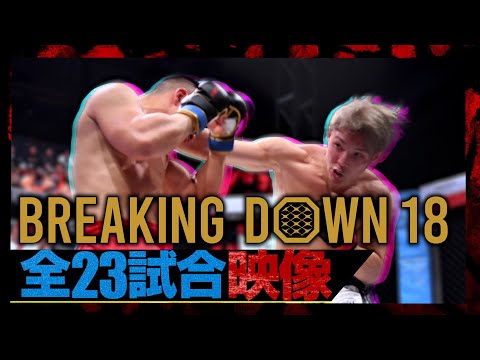 ブレイキングダウン18 本戦全試合映像集【目次つき】