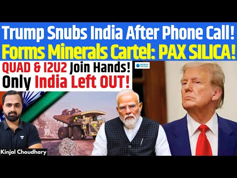 PAX SILICA Exposes US Grand Plan - AI Cartel Is Here! Trump Pushes PM Modi Closer to China? | Kinjal