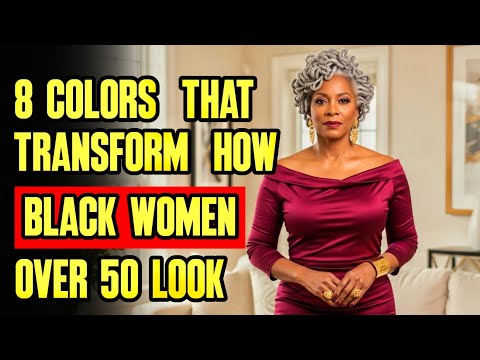 8 Colors That Make Black Women Over 50 Look Younger And More Radiant