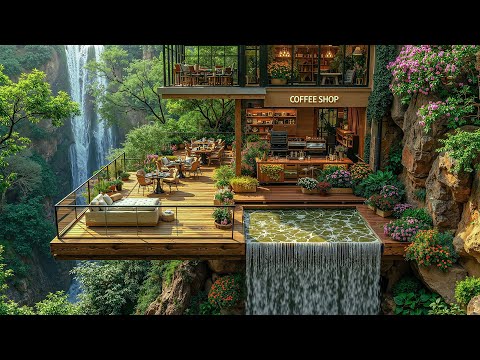 Gentle Outdoor Coffee Jazz in the Forest 🌿 Jazz Relaxing Music & Nature Ambience for Focus and Calm